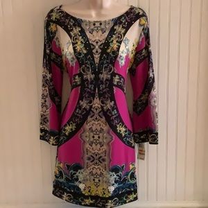 NEW Sequin Adorned Tunic with 3/4 sleeves